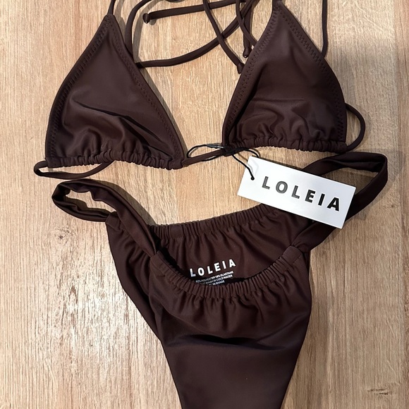 Chocolate Brown Bikini Set - Picture 3 of 4